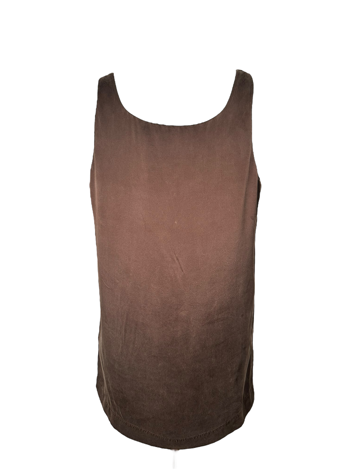 OFF-WHITE SATIN VEST TOP