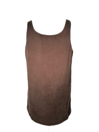 OFF-WHITE SATIN VEST TOP