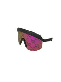 Gucci Oversized Wrap Shield Sunglasses