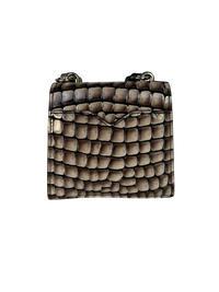 Maison Margiela Croc-Effect Mirrored Mini Bag