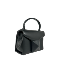 Valentino One Stud Mini Top Handle Bag in Black