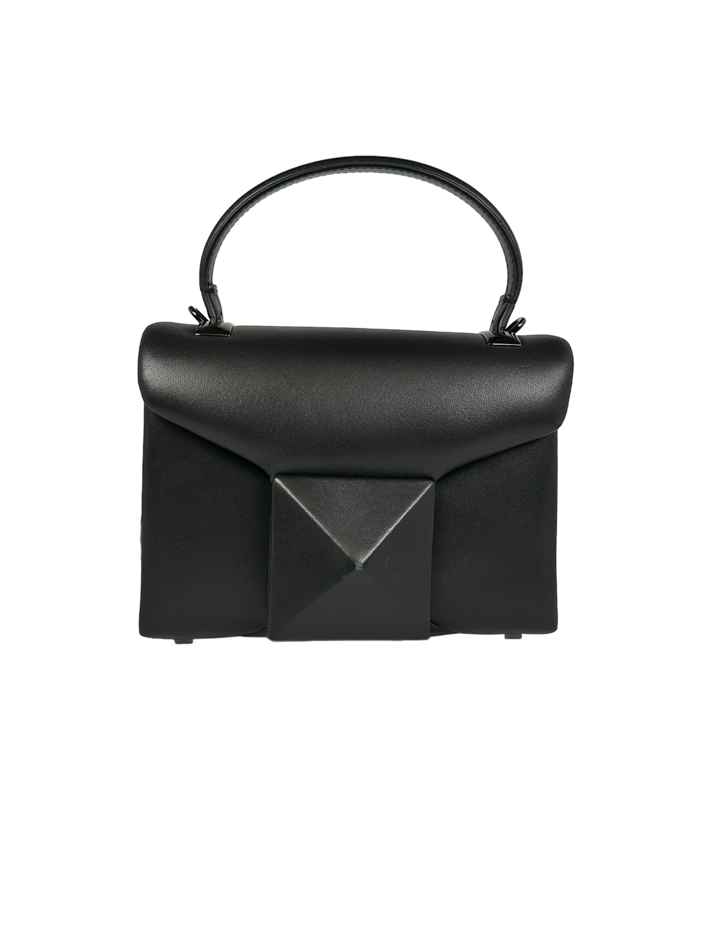 Valentino One Stud Mini Top Handle Bag in Black