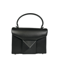 Valentino One Stud Mini Top Handle Bag in Black