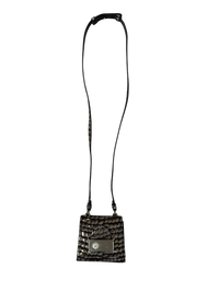 Maison Margiela Croc-Effect Mirrored Mini Bag