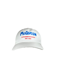 Alexander McQueen Graffiti Logo Baseball Hat