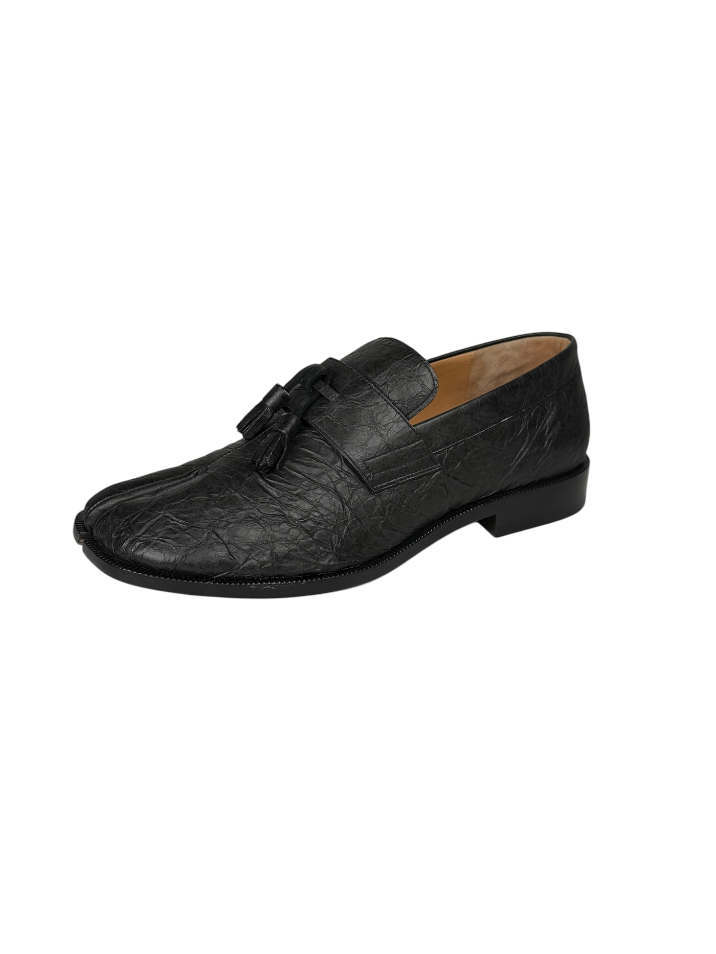 Maison Margiela Crinkle Leather Tabi Loafer