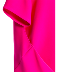 Valentino Garavani Drape-Detail Asymmetric T-Shirt – Pink