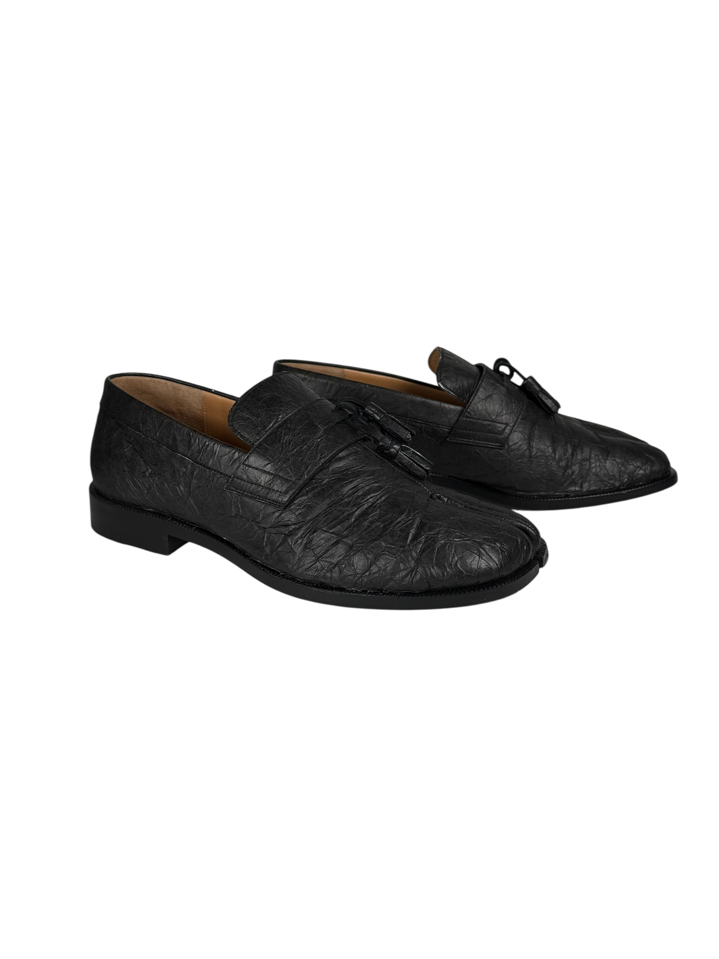 Maison Margiela Crinkle Leather Tabi Loafer