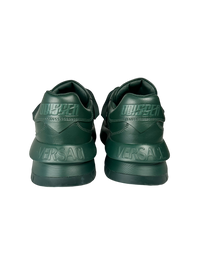 VERSACE ODISSEA CAGE RUBBER MEDUSA SNEAKER IN GREEN