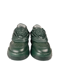 VERSACE ODISSEA CAGE RUBBER MEDUSA SNEAKER IN GREEN