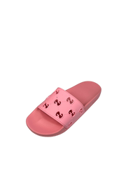 Gucci GG Logo Slides in Pink
