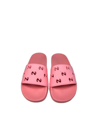 Gucci GG Logo Slides in Pink