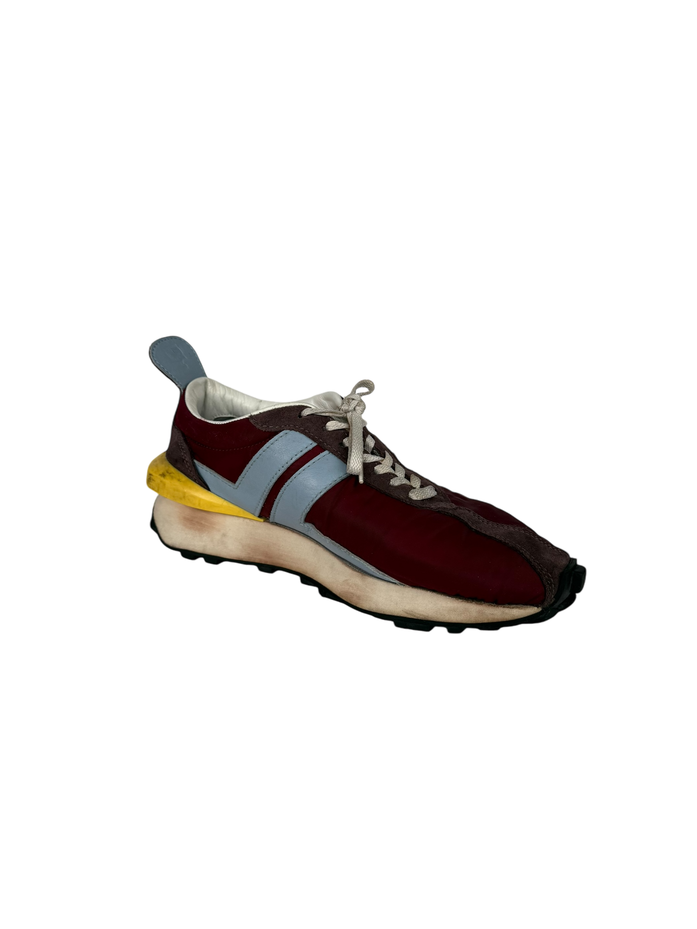 Lanvin Bumpr Sneakers in Maroon