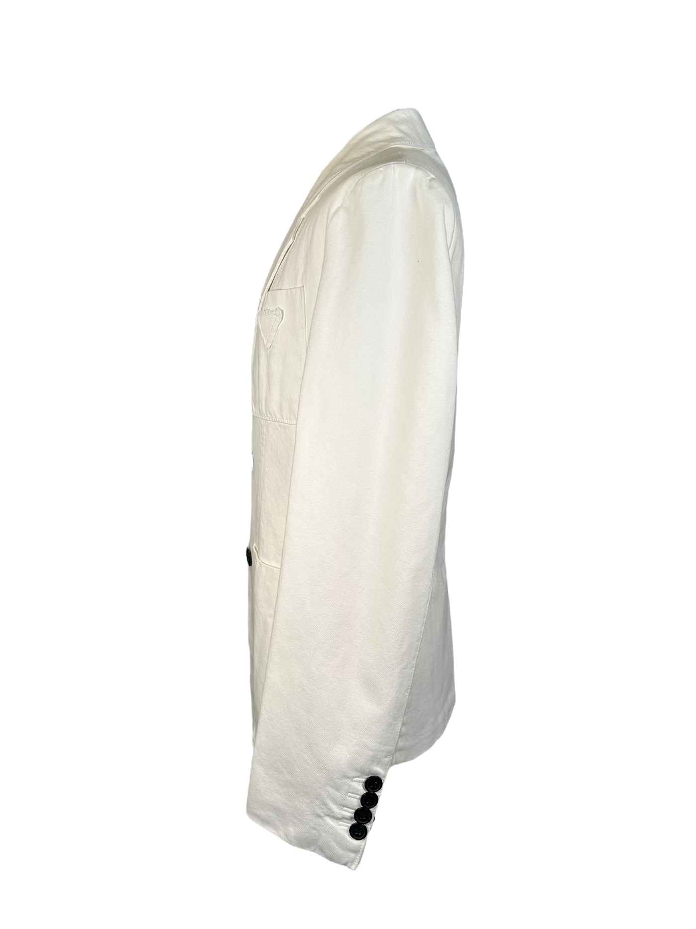 Prada Double Breasted Poplin Blazer