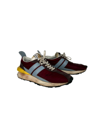 Lanvin Bumpr Sneakers in Maroon