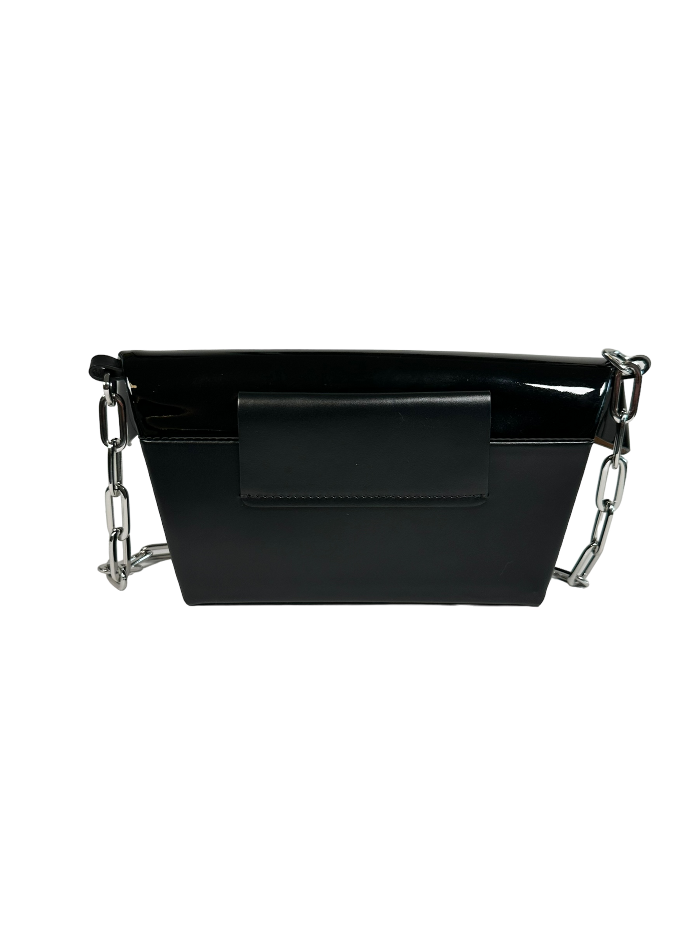 Maison Margiela Patent Leather Snatched Bag in Black