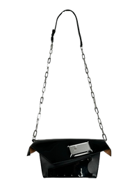 Maison Margiela Patent Leather Snatched Bag in Black