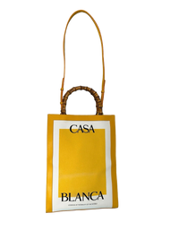 Casablanca Casa Tote Bag in Yellow Canvas