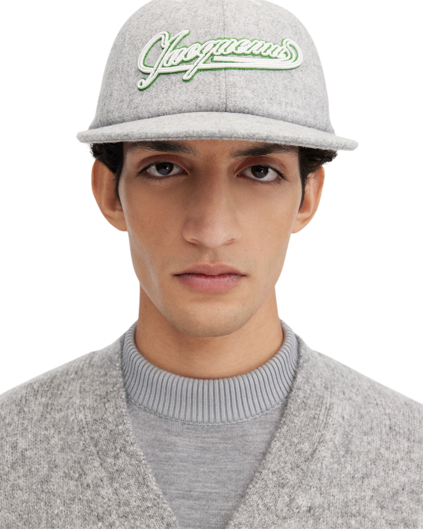 Jacquemus La Casquette Baseball Hat in Gray
