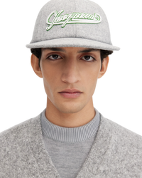 Jacquemus La Casquette Baseball Hat in Gray