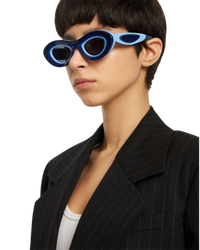 Bottega Veneta BV1202S Blue Sunglasses