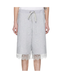 Burberry Lace-Trimmed Sweatshorts