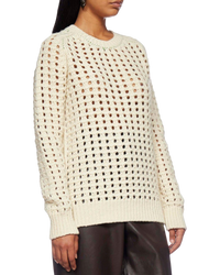 Bottega Veneta Open-Knit Crewneck Jumper