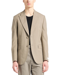 Dior Homme Wool Linen Jacket in Sand