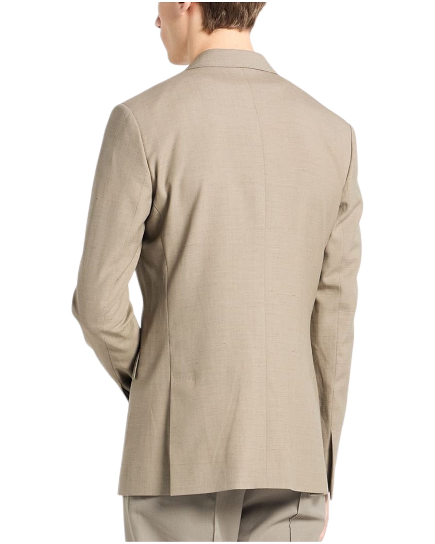 Dior Homme Wool Linen Jacket in Sand