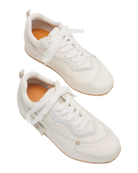 Loewe Deconstructed Leather Sneakers — White, EU 42 / US 9