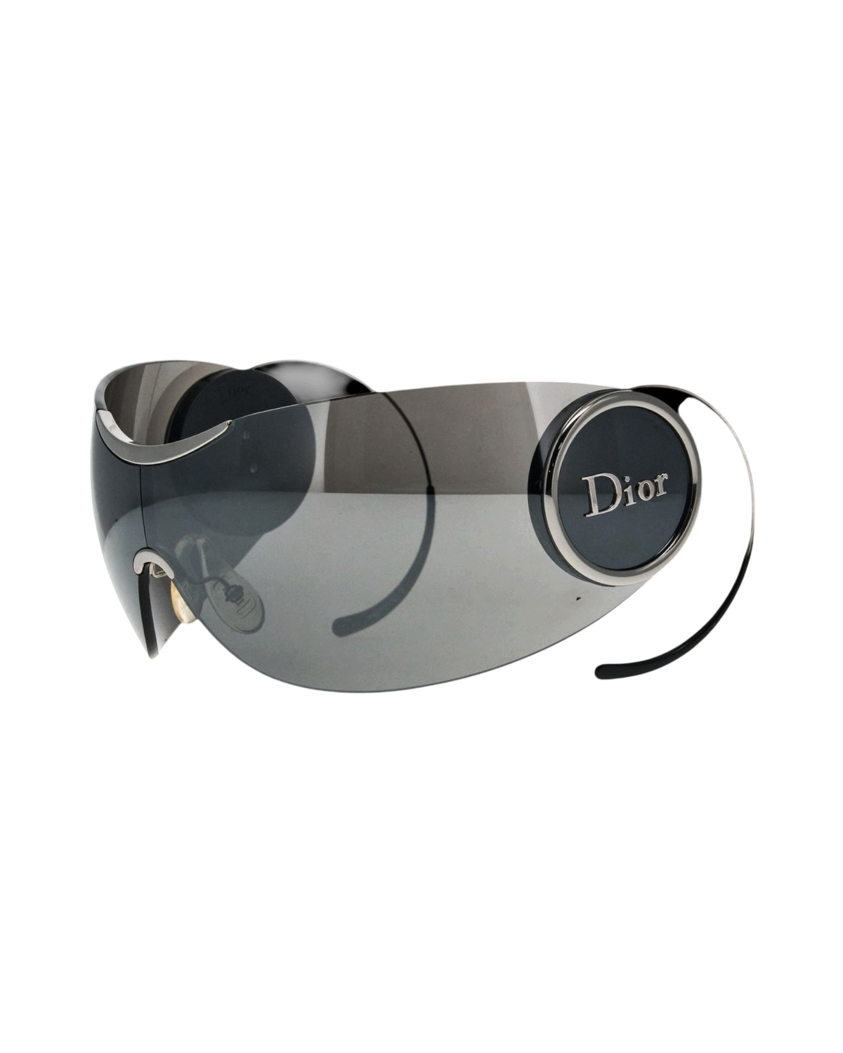 Dior Sport 2 Shield Sunglasses — Black/Silver, Mirrored Lens
