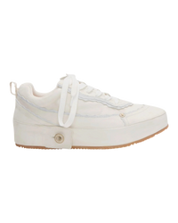 Loewe Deconstructed Leather Sneakers — White, EU 42 / US 9