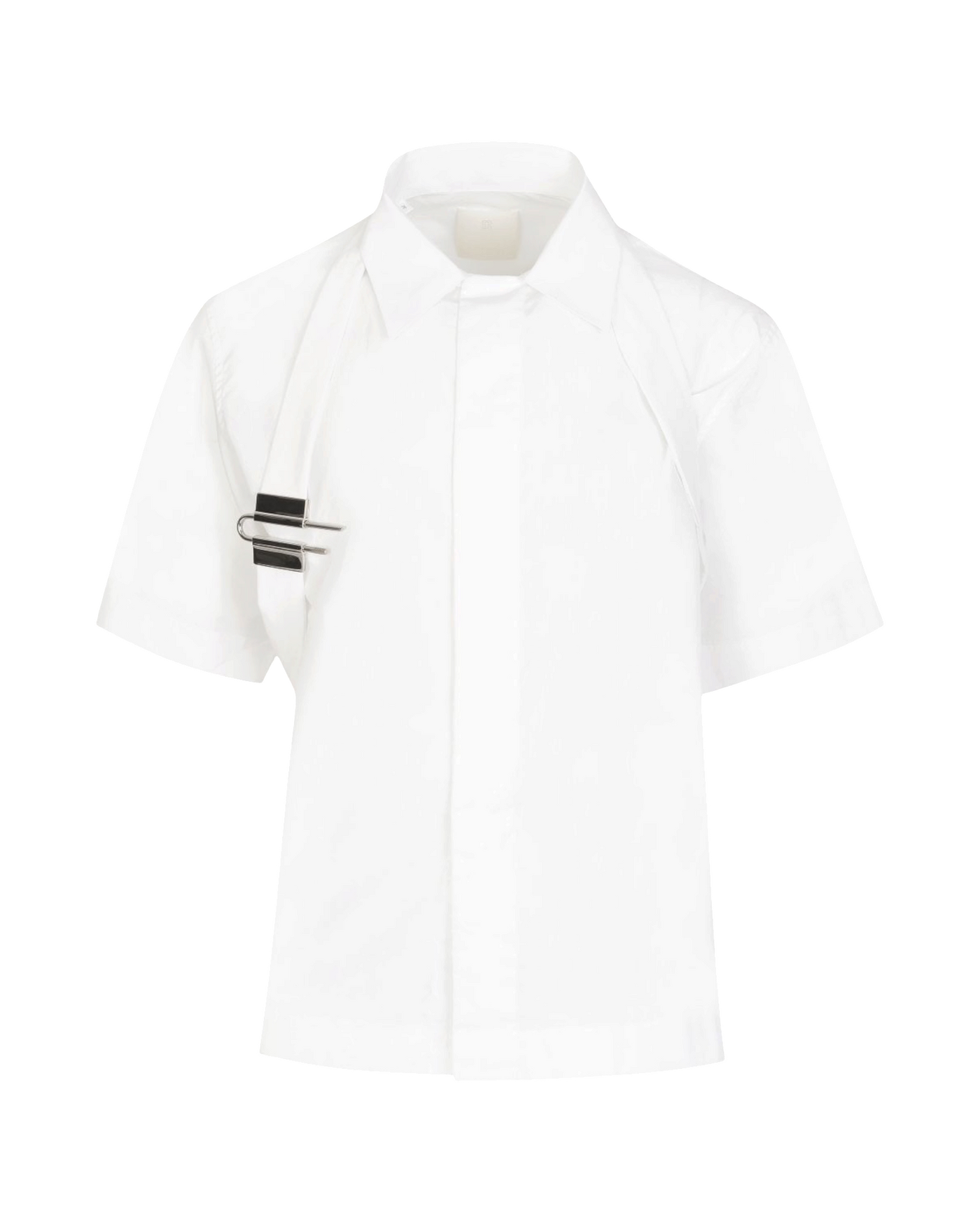 Givenchy U-Lock Button-Up Shirt — White, Size 39 / M