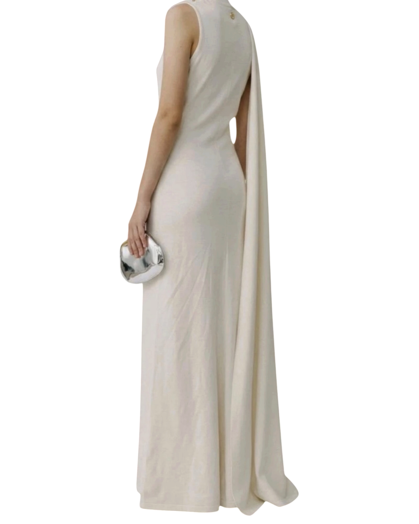 Schiaparelli Long Scarf Gown — Ecru, IT42 / US8