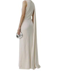 Schiaparelli Long Scarf Gown — Ecru, IT42 / US8