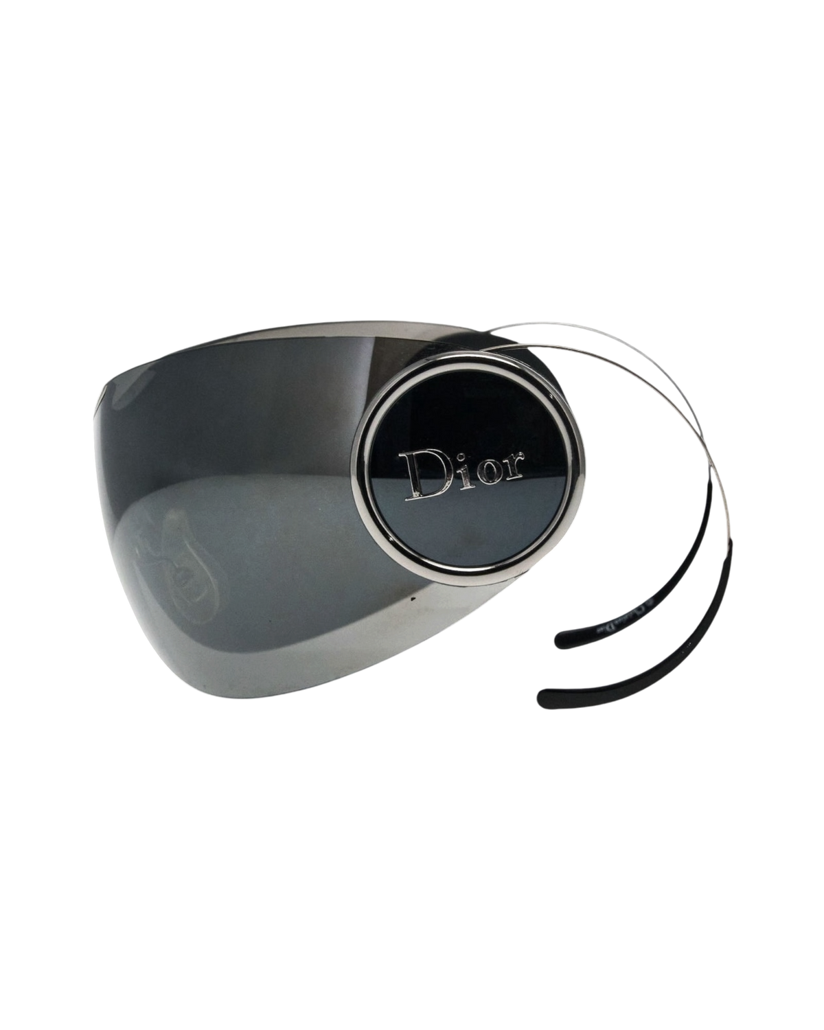 Dior Sport 2 Shield Sunglasses — Black/Silver, Mirrored Lens