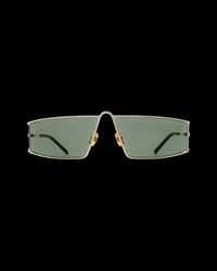 Saint Laurent SL 606 Sunglasses — Gold/Green