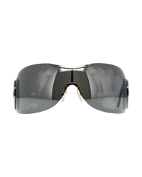 Dior Sport 2 Shield Sunglasses — Black/Silver, Mirrored Lens