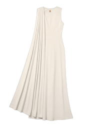 Schiaparelli Long Scarf Gown — Ecru, IT42 / US8
