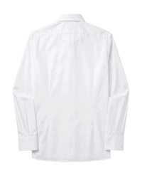 Tom Ford Piqué Poplin Evening Shirt — Optical White, Size 42 / XL