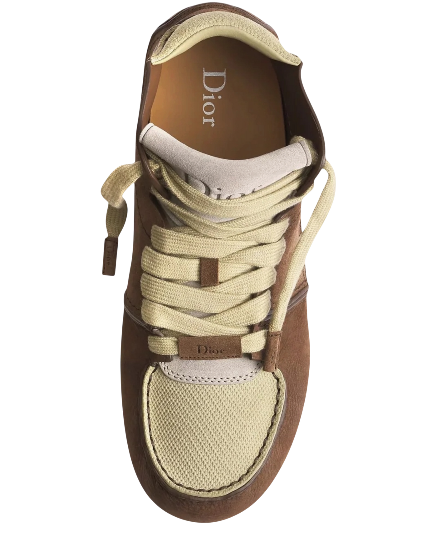 Dior Roadie Lace-Up Boot — Brown Nubuck & Suede, EU 44 / US 11