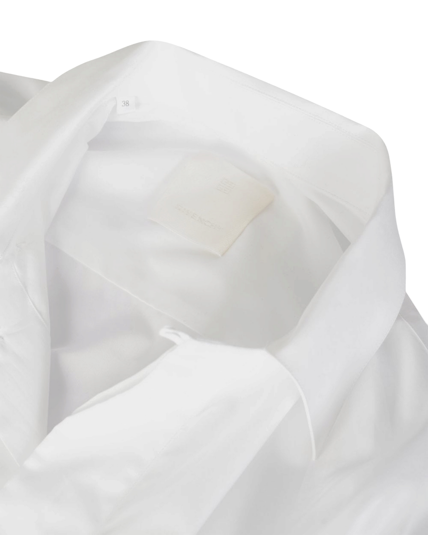 Givenchy U-Lock Button-Up Shirt — White, Size 39 / M