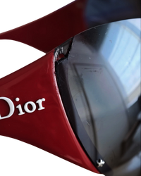 Dior Ski 1 Shield Sunglasses — Red (with imperfection)