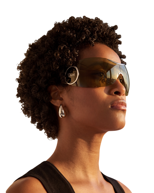 Dior Sport 2 Shield Sunglasses — Black/Silver, Mirrored Lens