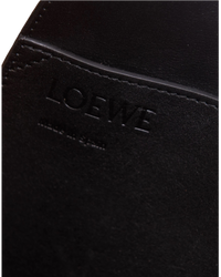 Embossed LOEWE and Made in Spain stamp on the interior leather of the Paseo tote