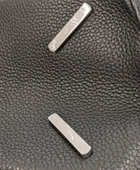 Loewe Puzzle Bag — Black Grainy Leather, hardware detail