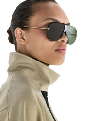 Loewe Safari Sunglasses — Havana/Green, second side view