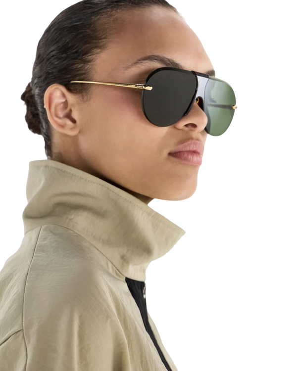 Loewe Safari Sunglasses — Havana/Green, second side view